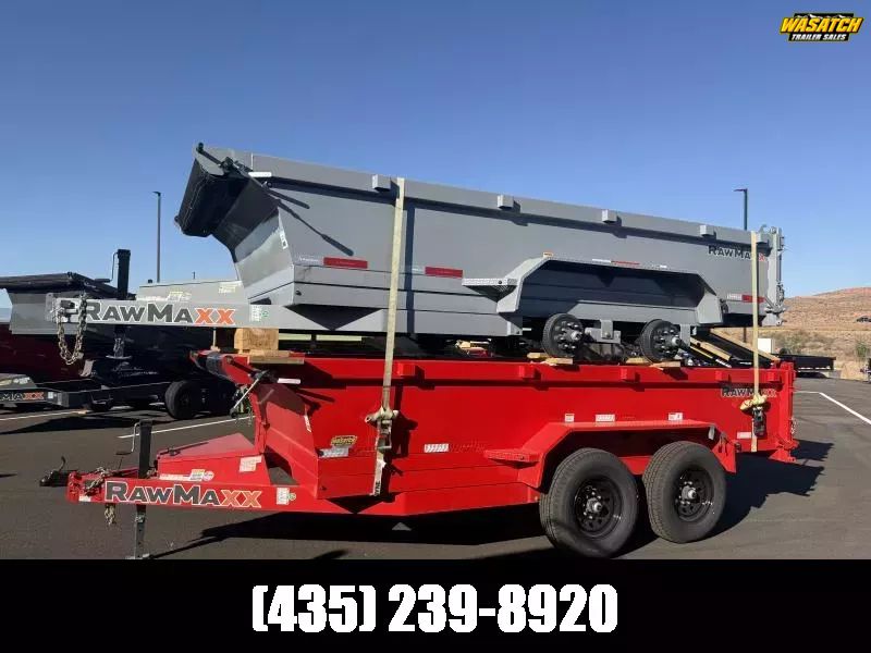 2026 RawMaxx 7X14 14K PKX Dump Trailer