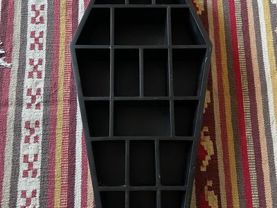 Coffin Trinkets / Curio / Tchotchke Hanging Shelf