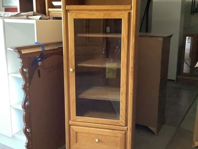 All Wood Curio 6 Shelves