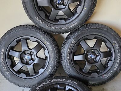 2025 Subaru Wilderness Wheels/Tires - 1,300 Miles