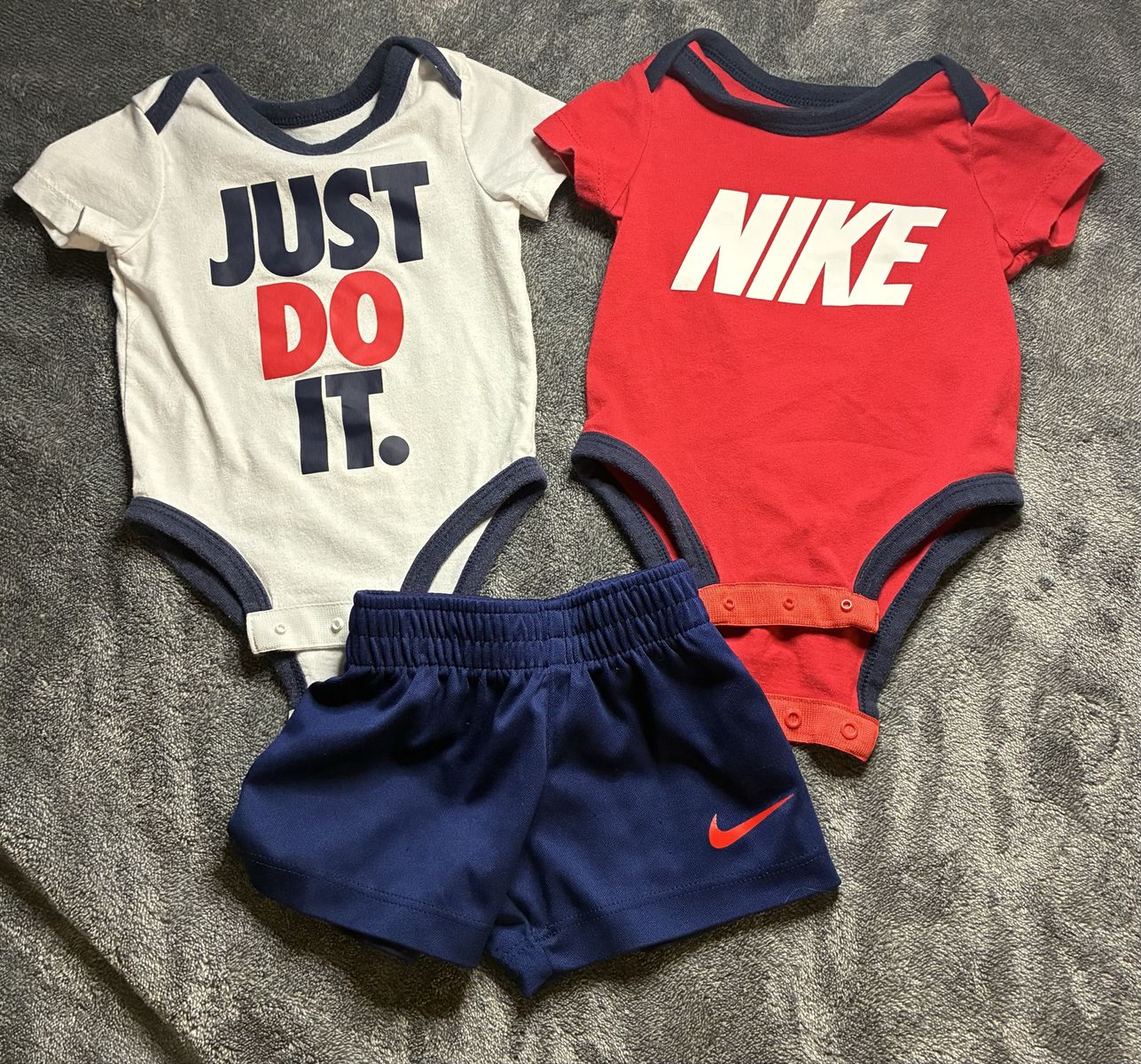 Nike Baby 3-Piece Outfit Set – 3M – Just Do It. – Bodysuits & Shorts