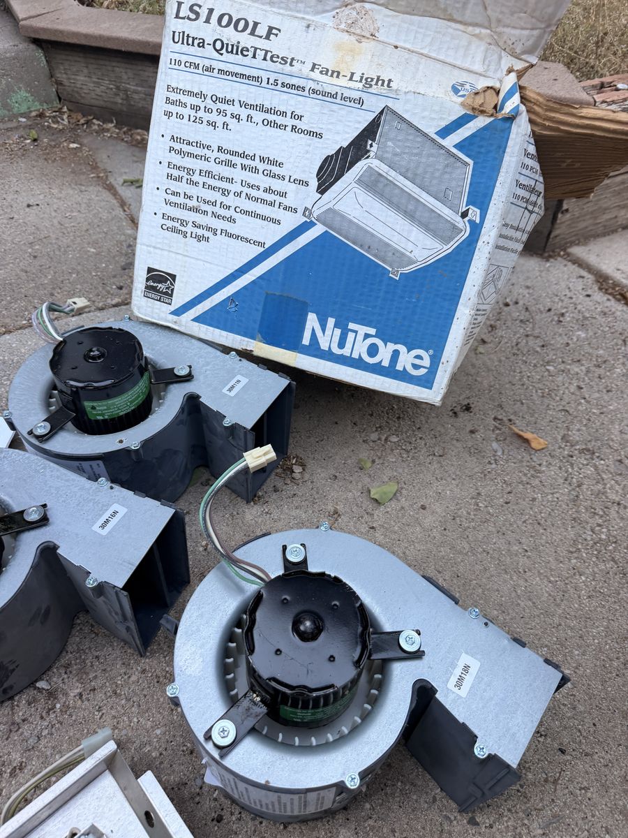 Nutone fan motors