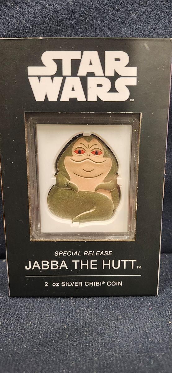 2 oz pure 999 silver Jabba the Hut