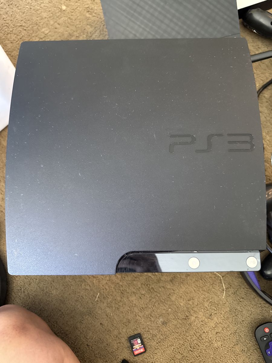 Sony PlayStation 3 (PS3) Slim Console - Black, Used - Tested, DOES NOT WORK
