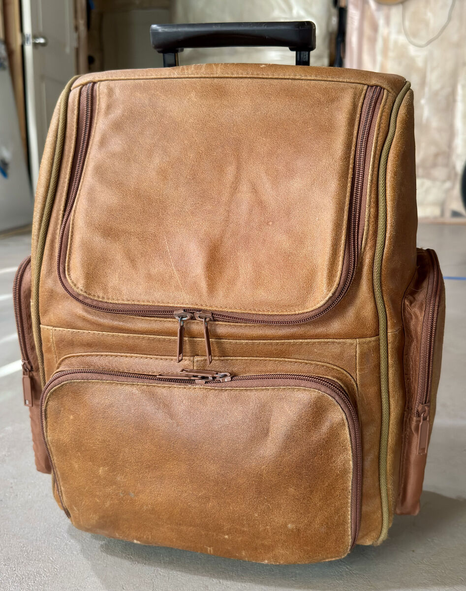 Vintage M. Julian, Wilson’s Leather Roller Carryon Backpack