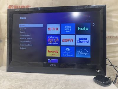 32” Vizio LCD HDTV Television with Roku Streaming Media Player