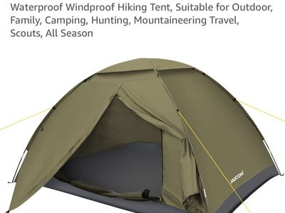 JAICOM 2-Person Lightweight Backpacking Camping Tent - Waterproof & Windproof