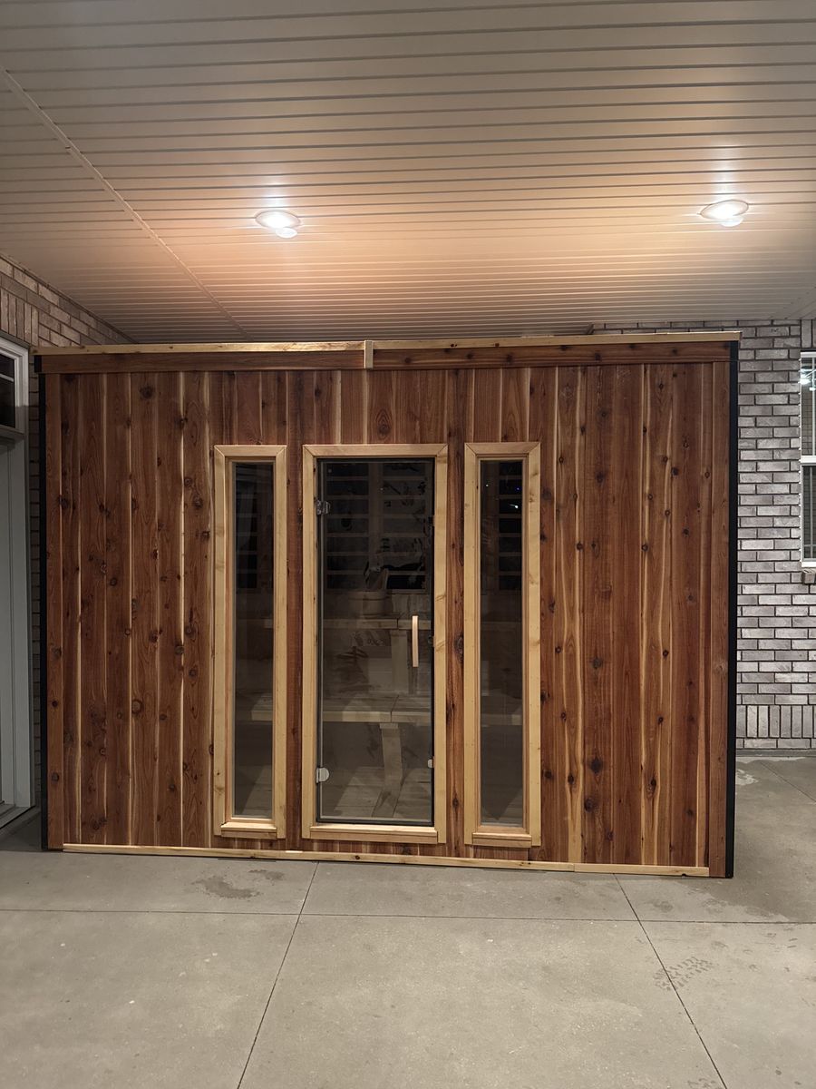 MADE LOCAL CUSTOM FULLY INSULATED SAUNAS