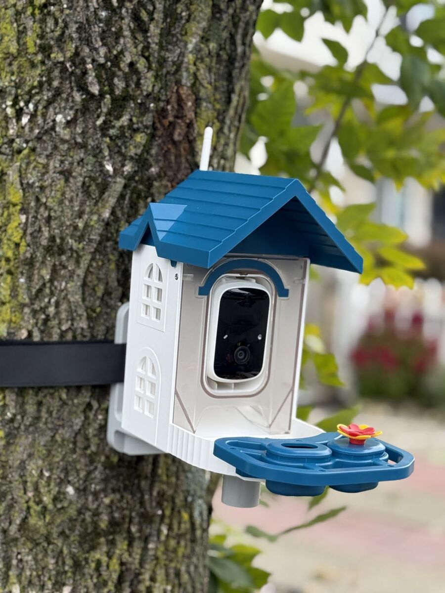New in box Smart Bird Feeder with Camera & Solar Powered