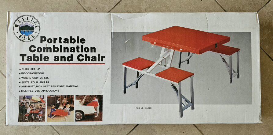 Picnic Table and Chair/ Bench