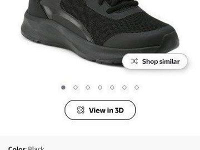 New with tags black sneakers