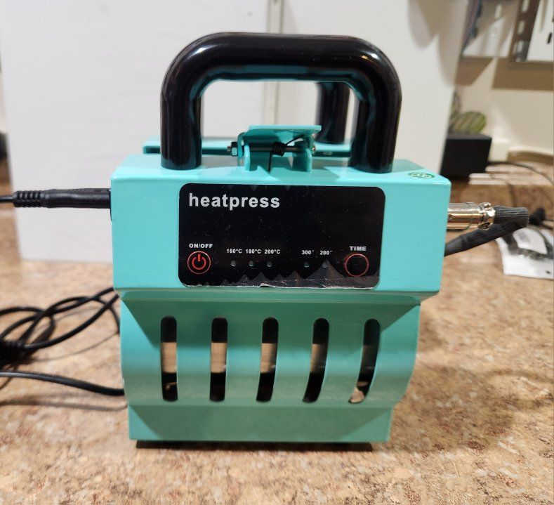 Portable Mug Heat Press Machine- Teal