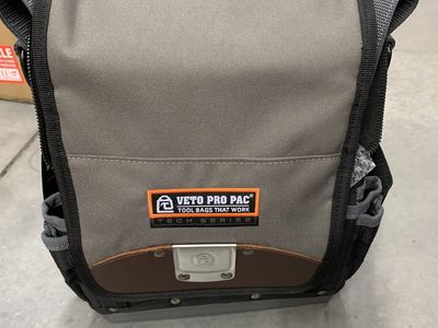 VETO PRO PAC 11 in. Medium Orig inal Nylon Tool Pouch