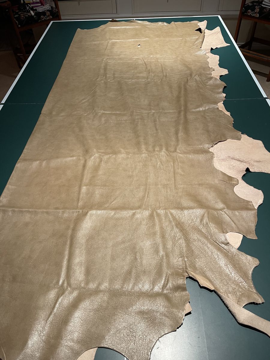 Leather Hide - Tan Color