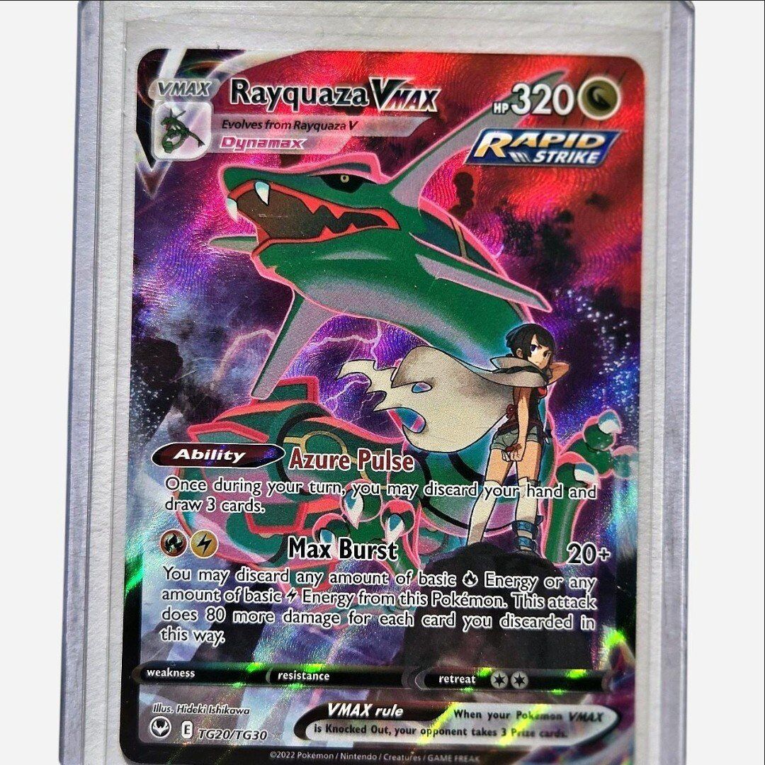 rayquaza vmax Pokémon card