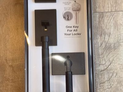 NEW Prava Matte Black Single Cylinder Handleset w/ Prava Handle