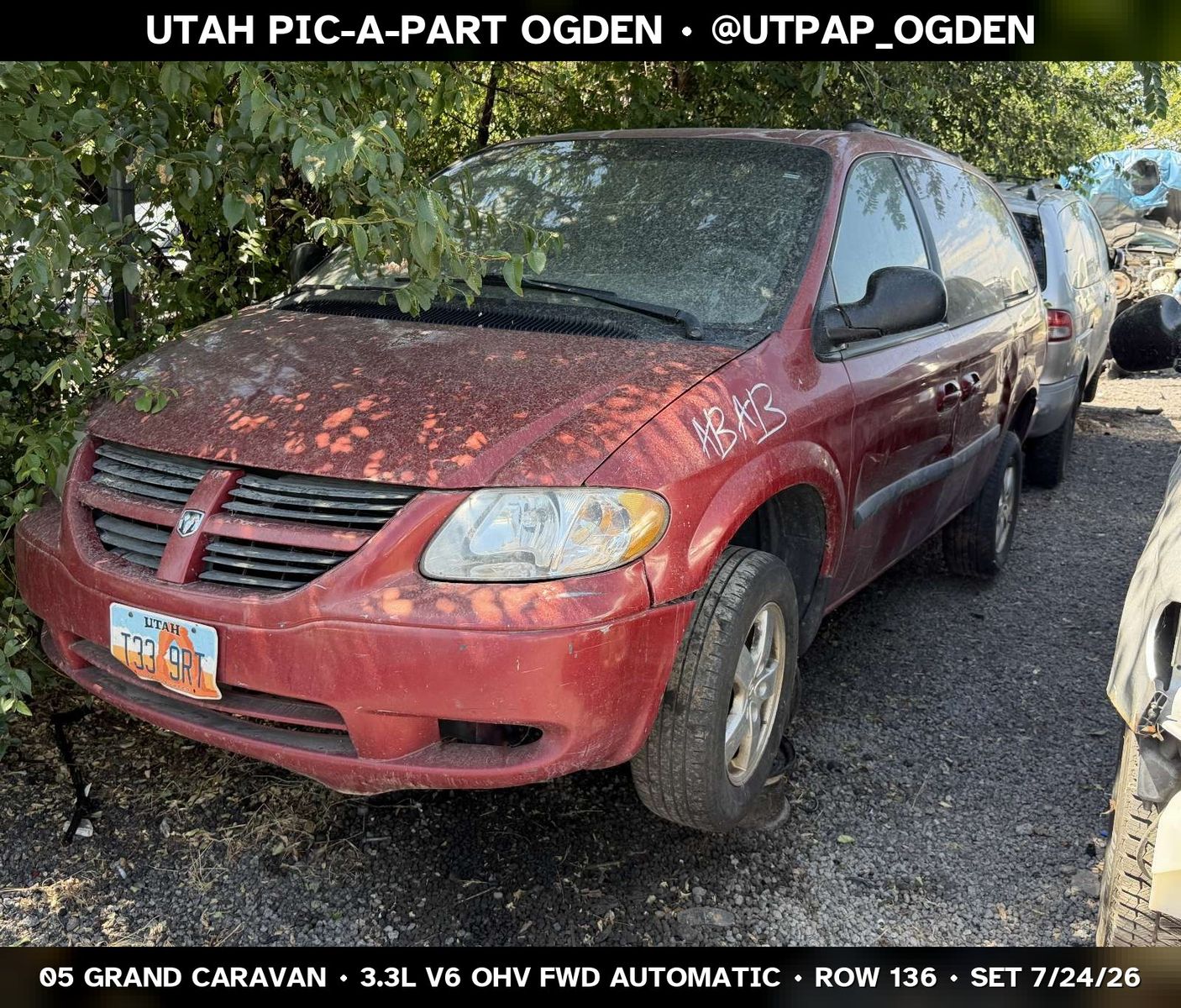 New Arrival - 2005 Dodge Grand Caravan Parts - UTPAP Ogden