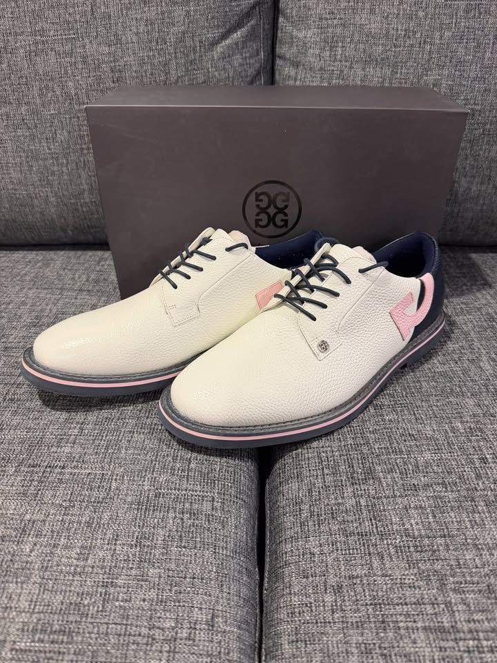 G/Fore Mens Quarter G Gallivanter Golf Shoes Size 11 Snow Twilight G4MS22EF18