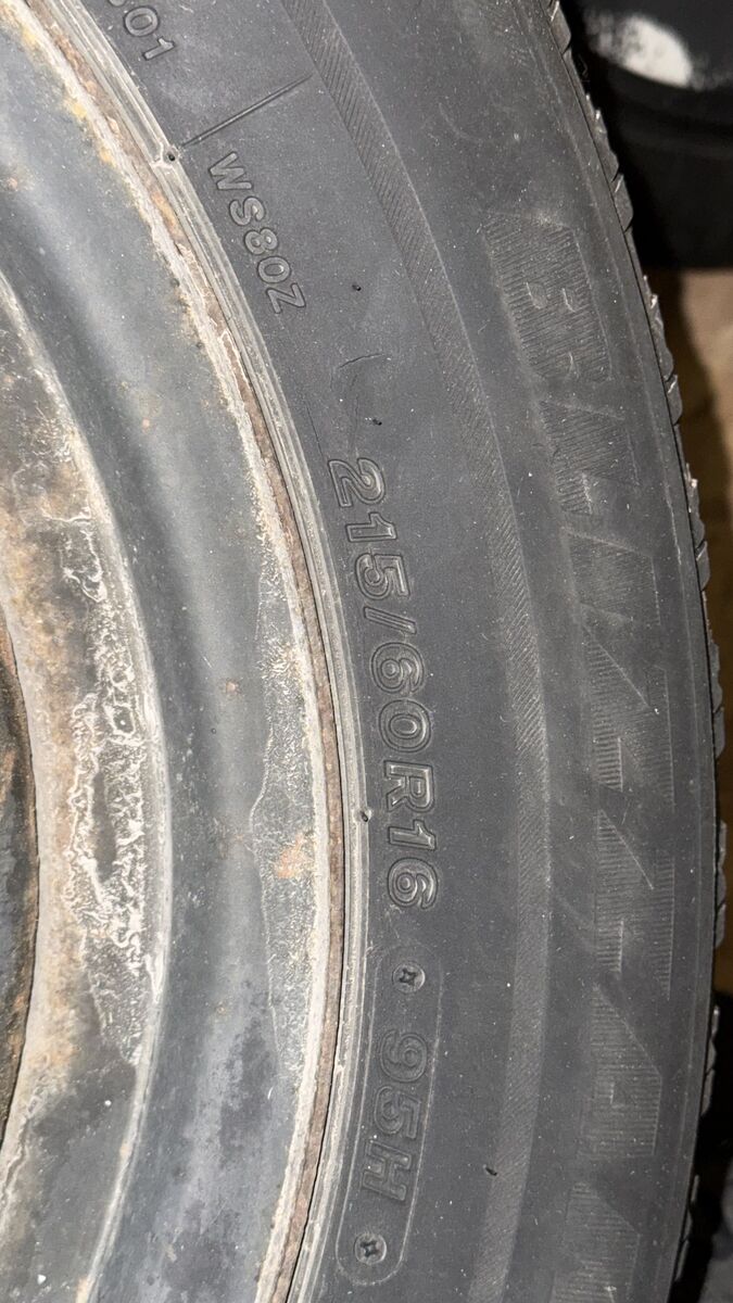 Snow Tires and Steel Wheels Set, Toyota Camry Fit