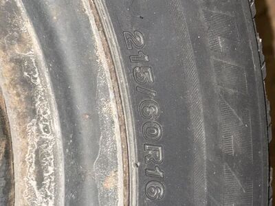 Snow Tires and Steel Wheels Set, Toyota Camry Fit