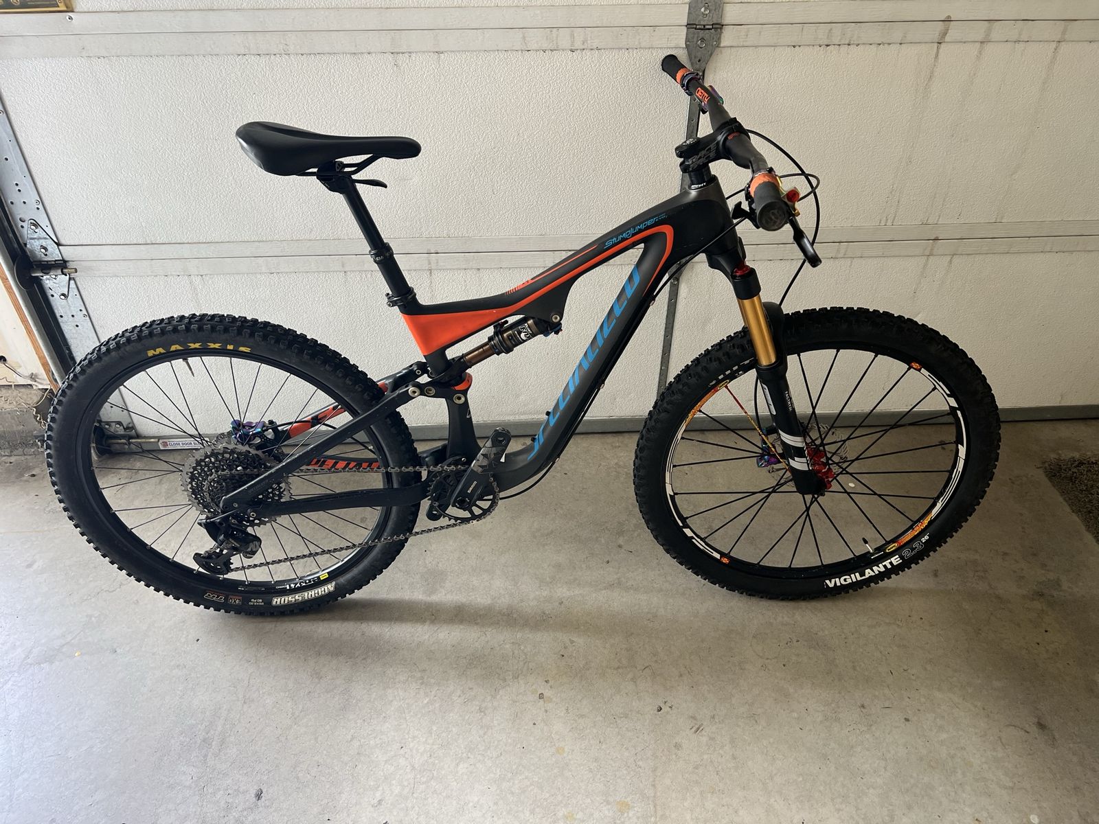 Specialized Stumpjumper Expert Evo Small Carbon Full Suspension Mountain Bike 26" Wheels