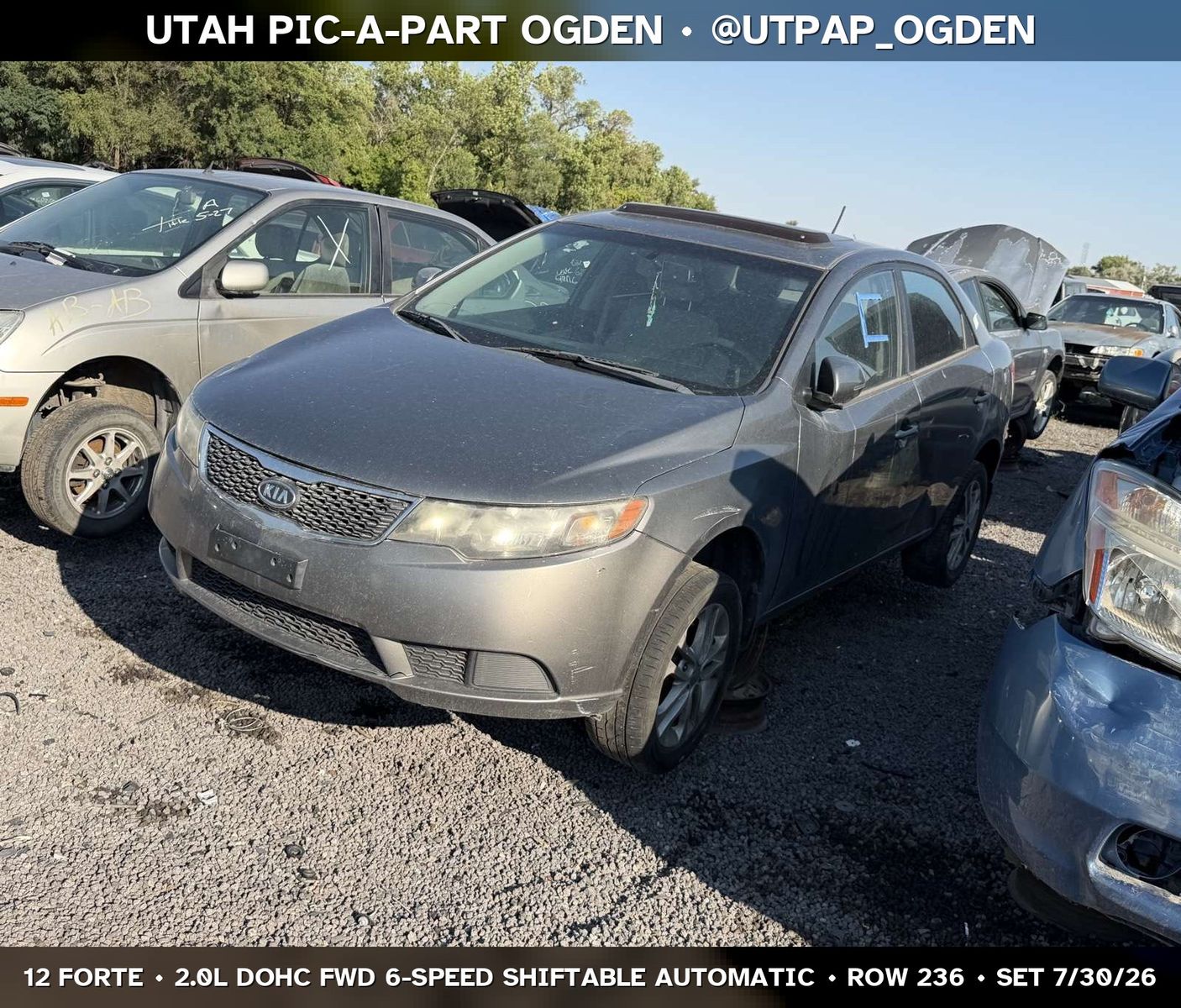 Just In! 2012 Kia Forte Parts - UTPAP Ogden