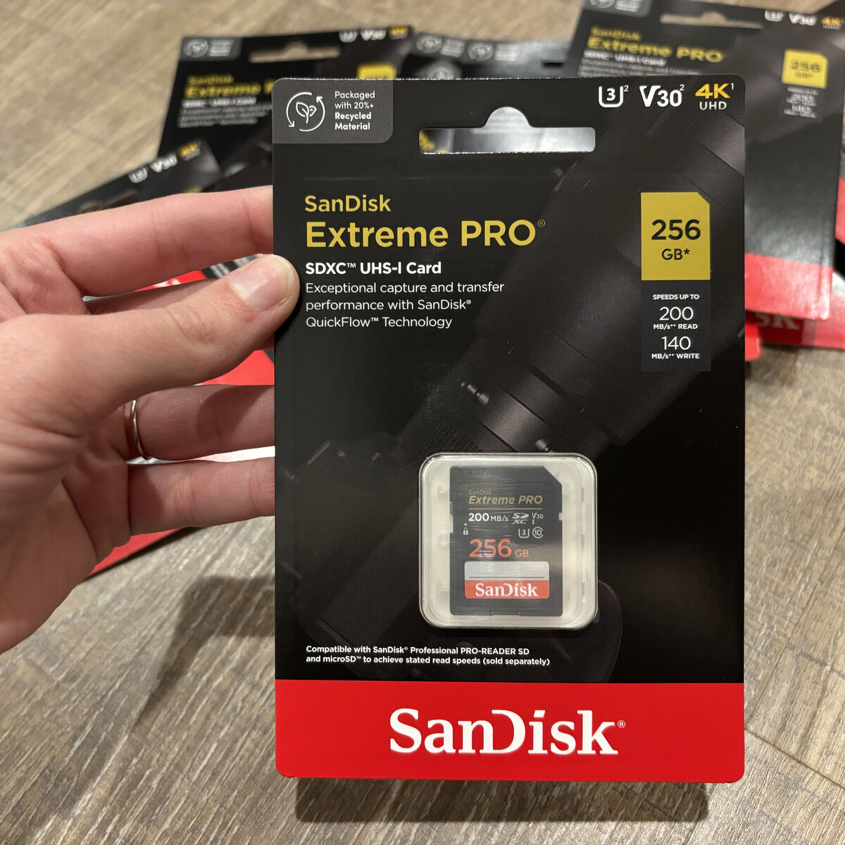 SanDisk Extreme PRO 256GB SD Cards (Lot Of 10)