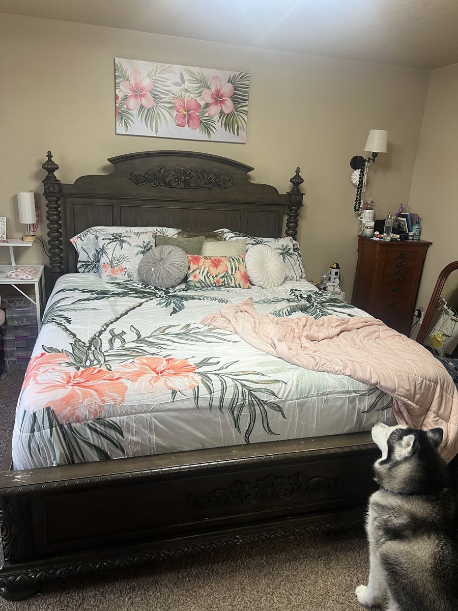 King Size Bed Frame And Headboard