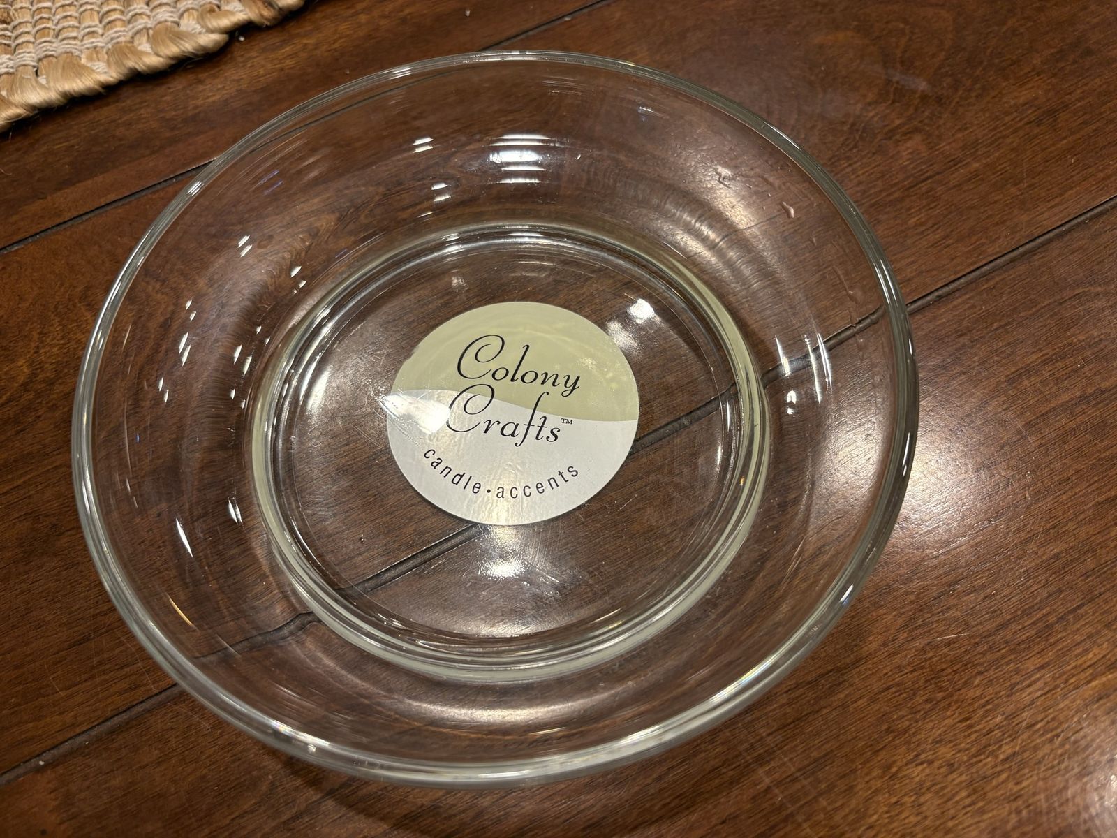 Colony Crafts Candle Dish by Indiana Glass
