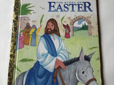 Little Golden Book The Story of Easter Children's Religious Hardcover Book