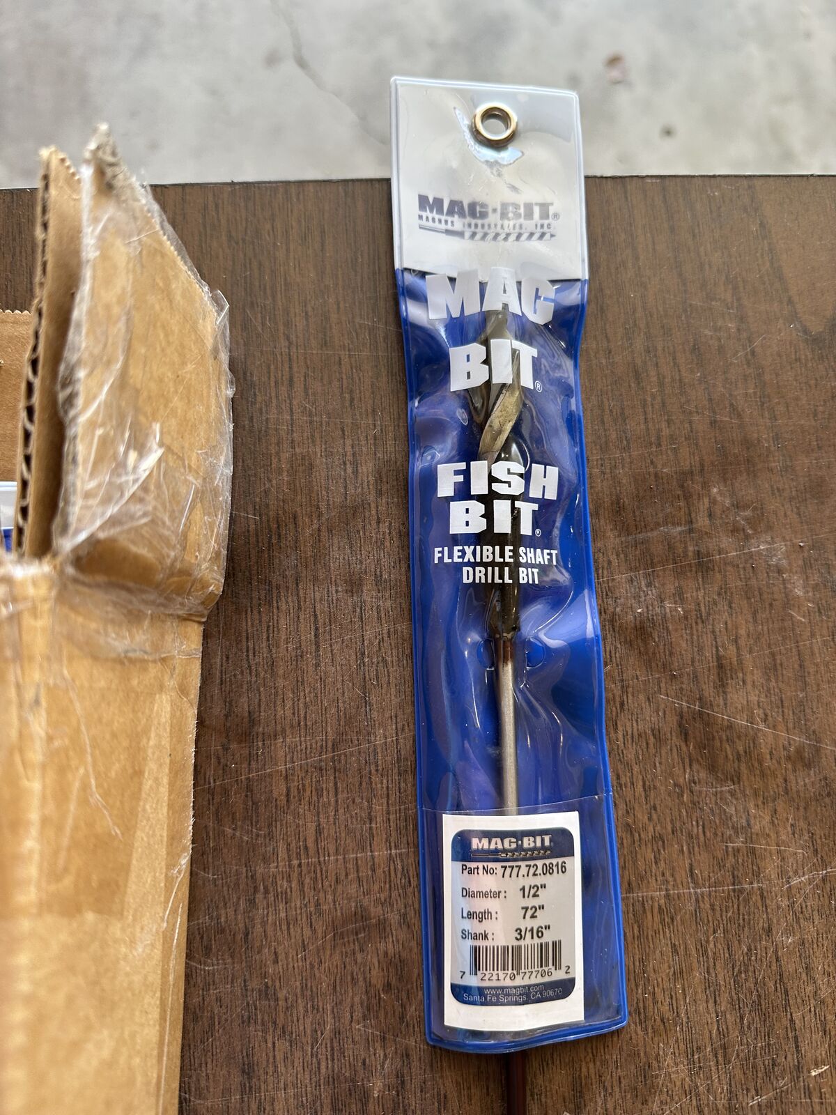 MAG BIT 777.72.0816 Fish Bit (L:72” D:1/2” Shank: 3/16)