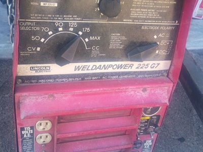 Lincoln Electric WELANPOWER 225 G7 Welder Generator - 7000W AC Power, 115/230V AC/DC