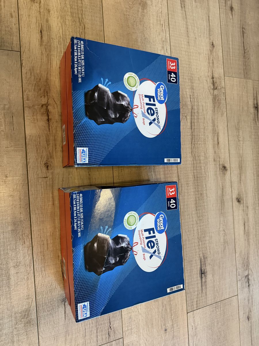 NEW! Strong Multipurpose Large Trash Bag 80 count