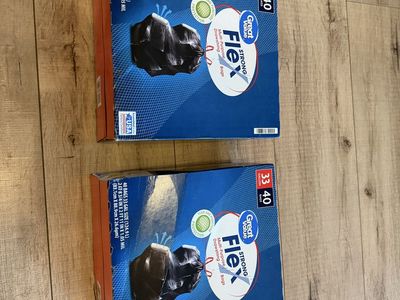 NEW! Strong Multipurpose Large Trash Bag 80 count