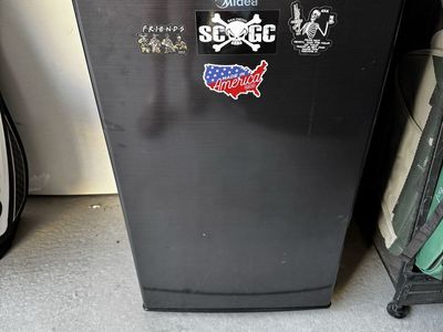 Midea Black Compact Mini Refrigerator