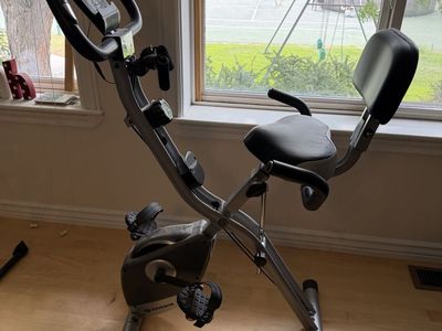 Advenor Folding Exercise Bike - Recumbent & Upright Stationary Bike