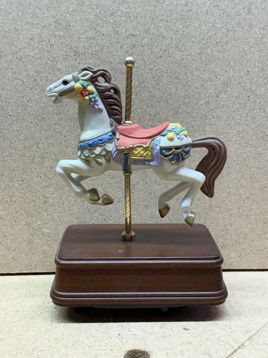 San Francisco Music Box Company Carousel Horse Music Box