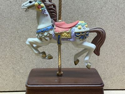 San Francisco Music Box Company Carousel Horse Music Box