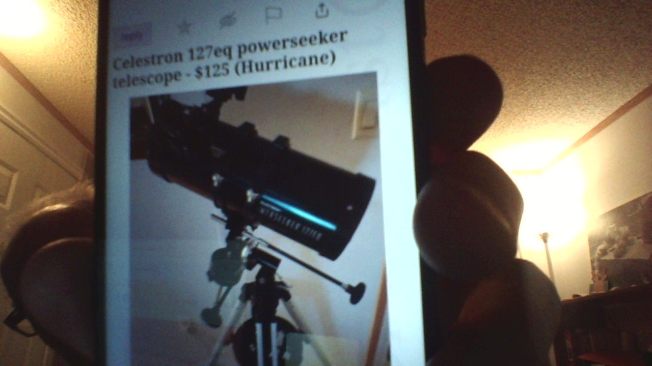 electronics powerseeker 127eq telescope