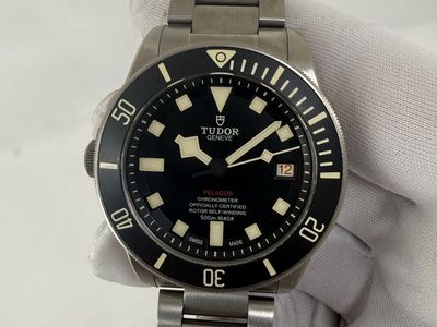 Tudor Pelagos LHD 42mm Titanium 25610TNL - Full Set Box & Papers + OEM Rubber