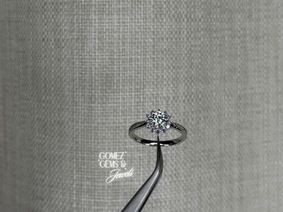 Sterling Silver Moissanite Ring