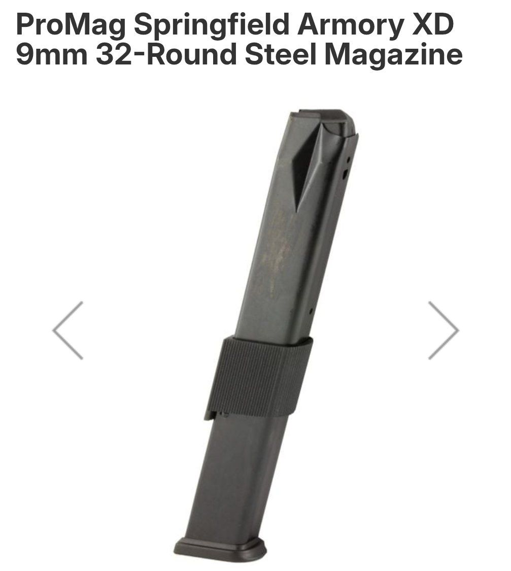Springfield XD-9 32 Round Magazine