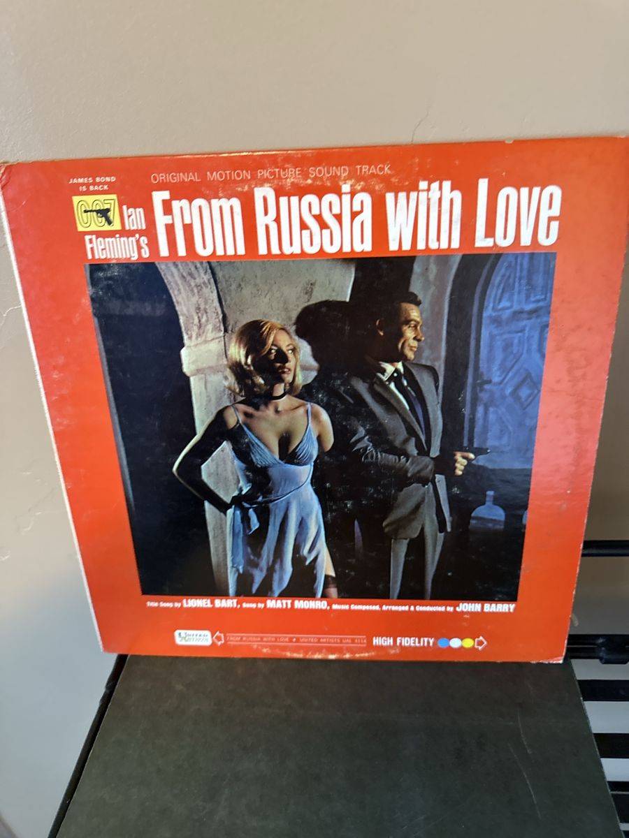 From Russia with Love Original Motion Picture Soundtrack Vinyl Record LP John Barry