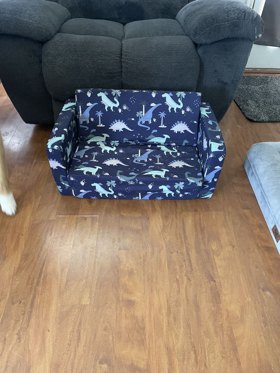 Kids dinosaur sofa pull out