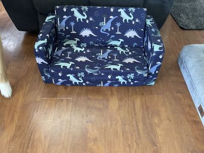 Kids dinosaur sofa pull out