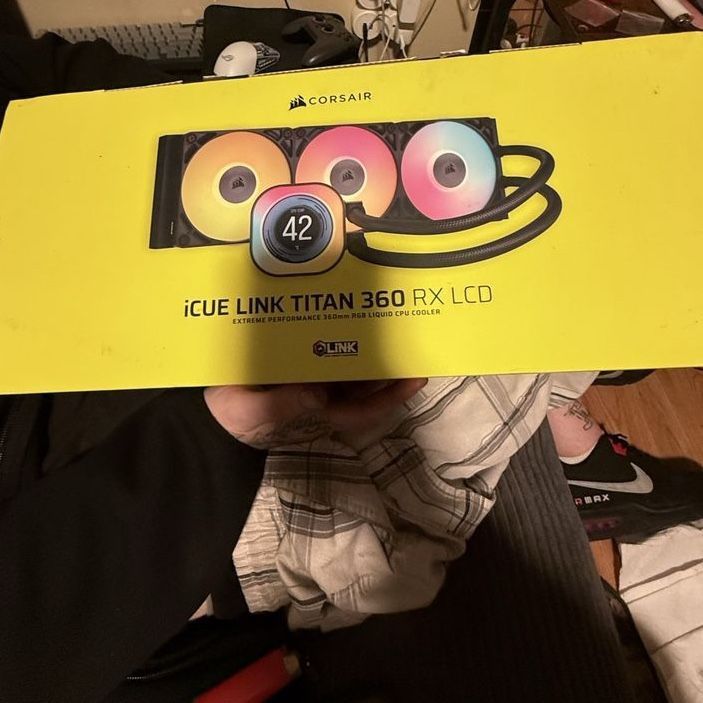 Corsair iCUE LINK TITAN 360 RX LCD AIO Cooler – Li