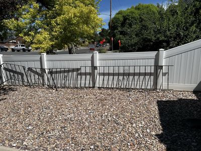 Rod iron railing