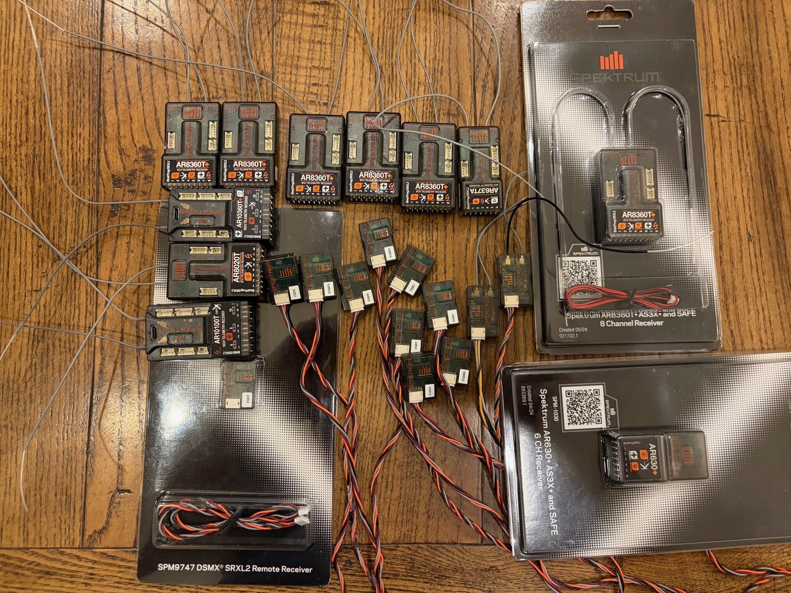 Spektrum AS3X Receivers and Satellites AR8360T+, AR637TA, AR630 etc.