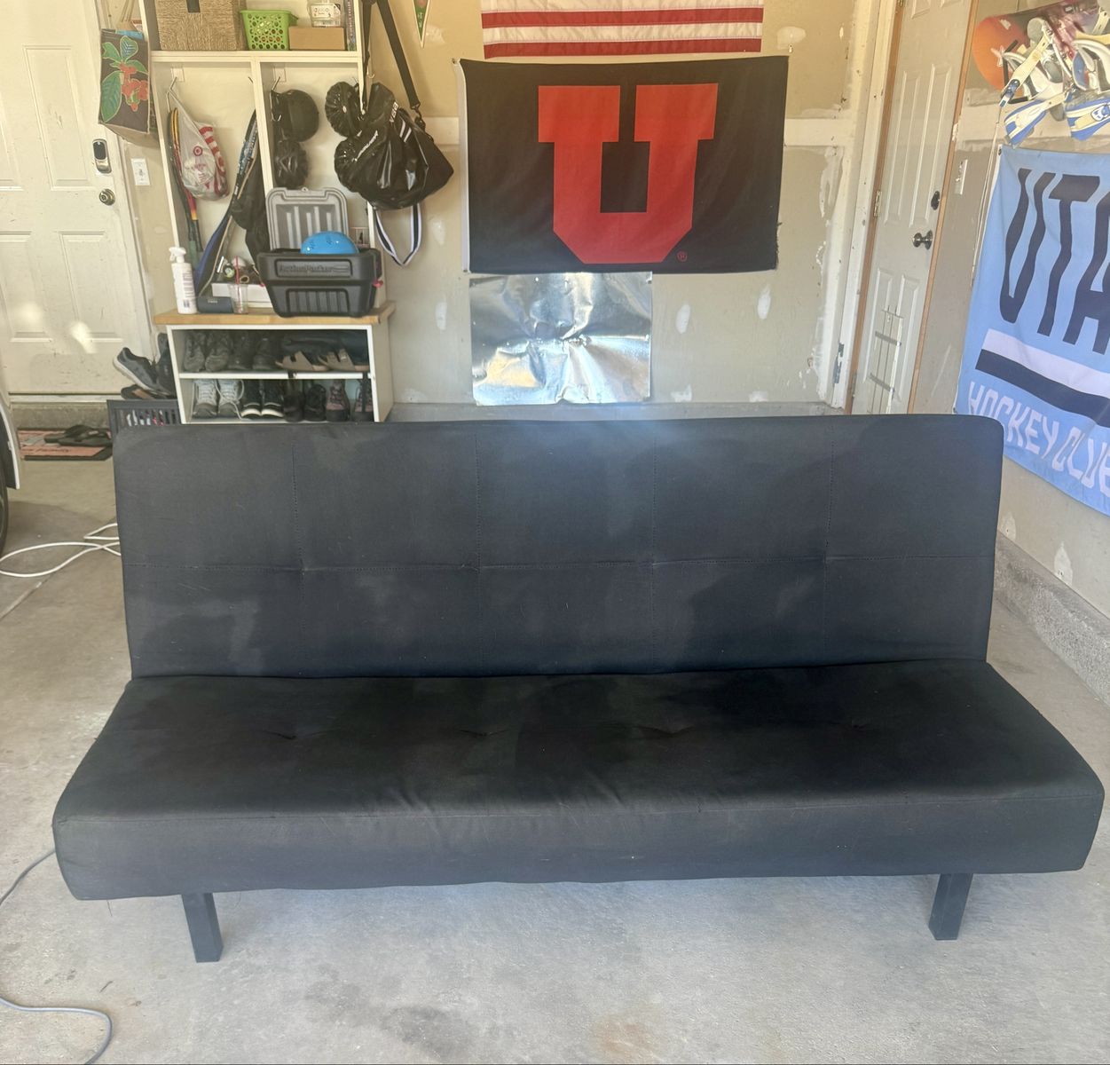 IKEA BALKARP black sleeper sofa