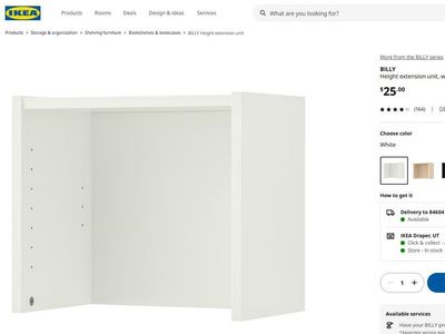 Billy Height Extension Unit 16x11x14"